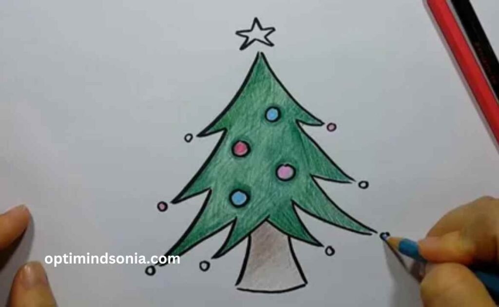 Drawing: eizdrss78_8= Christmas Tree - Easy Techniques for Beginners